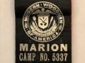 Modern Woodmen of America Badge back