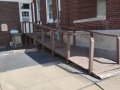 Old wooden access ramp