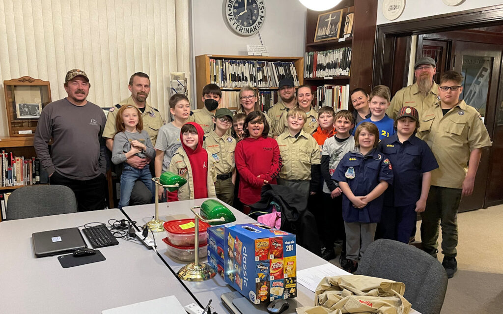 Marion Boy Scout Troop 21 tours the museum on 2/12/2026